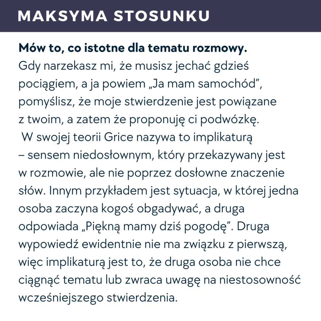 maksymy Grice'a